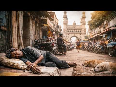 INDIA Street Life Exposed 🇮🇳 Inside Hyderabad's Charminar Markets