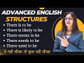 There   advanced structures      english speaking practice  english with khushi