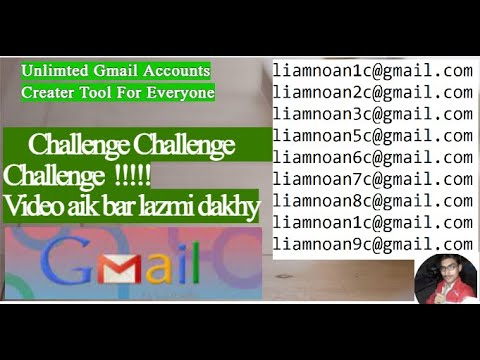 Unlimited Gmail Account Creator Tool | How To Create Unlimited Gmails | Challenge Video| it4task ||