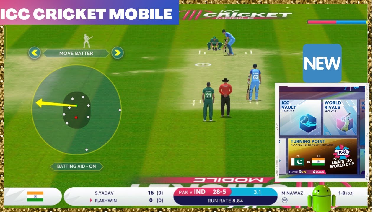 ICC Cricket Mobile Play ICC Men's Cricket T20 World Cup Game For
