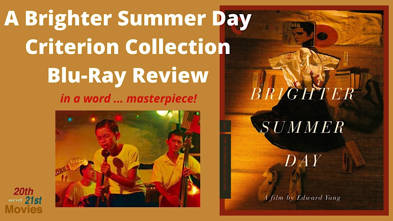 A Brighter Summer Day Criterion Collection Blu-Ray Review - YouTube