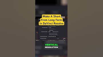 Make a YouTube Short in DaVinci Resolve in MINUTES Not Hours!