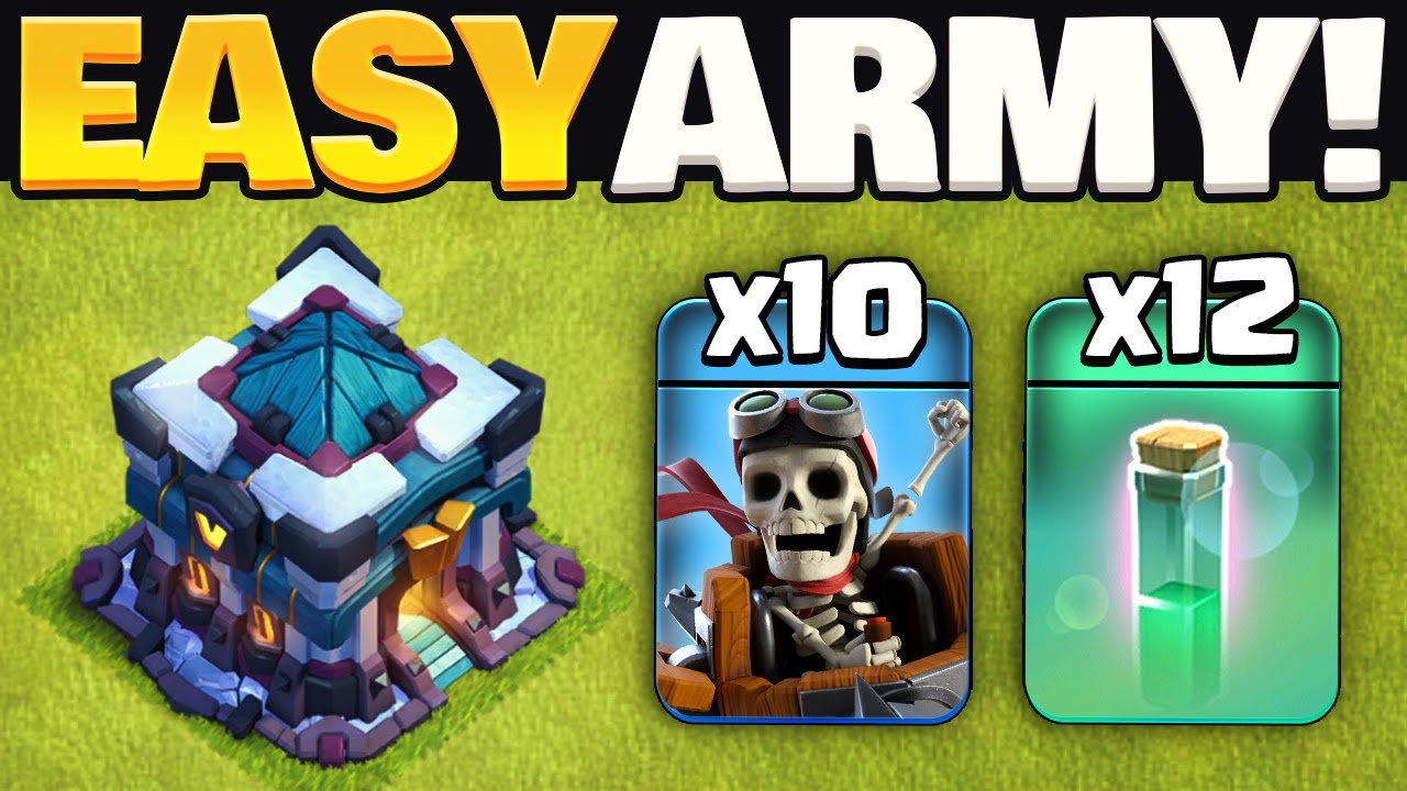 Easy TH13 RC Charge Dragon Rider Attack Strategy Explained (Clash of Clans)