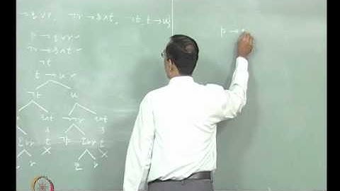 Mod-01 Lec-20 Lecture-20-Examples of Tableau Proofs