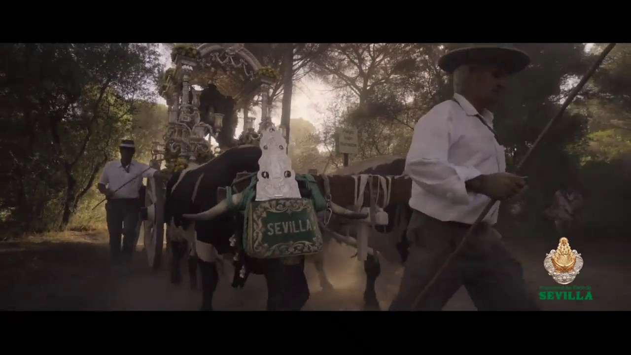 Rezo del Ángelus con la Hermandad del Rocío de Sevilla