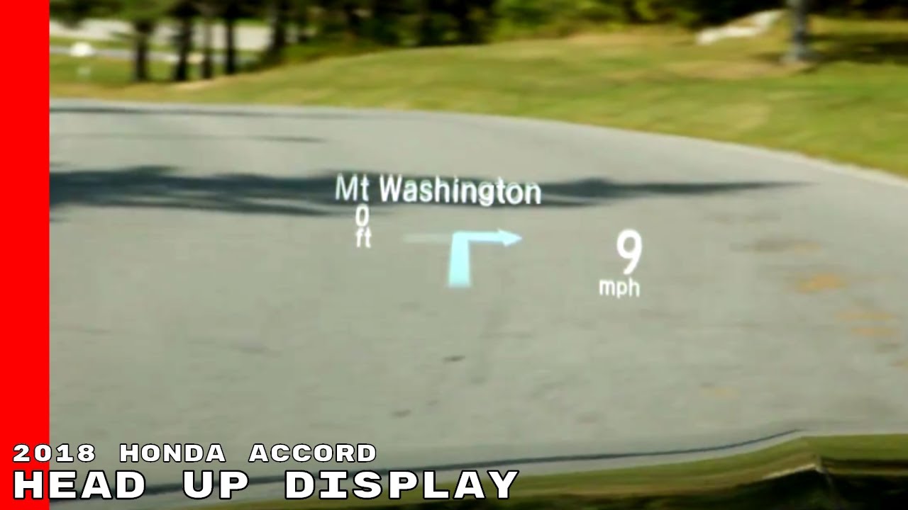 Honda Remote Start >> 2018 Honda Accord Head Up Display - YouTube Honda Remote Start >> 2018 Honda Accord Head Up Display - YouTube