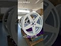 Manufacture white wheels for audi a6, 5 spoke white rims