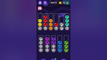 Ball Sort Master Game Level - 83 Without Boosters | Puzzle Games #entertainment #puzzle #games