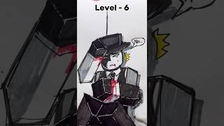 Drawing Artful Die of Death in different level 1-7 #drawing #art #howtodraw #tutorial #roblox