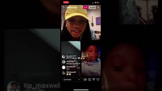 YalBabyMagic And BadKidMya On Instagram Live  7/11/21