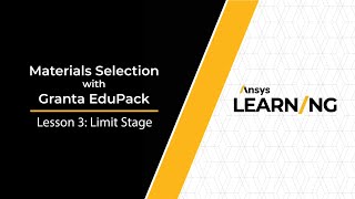 How to use the Limit Stage in Ansys Granta EduPack
