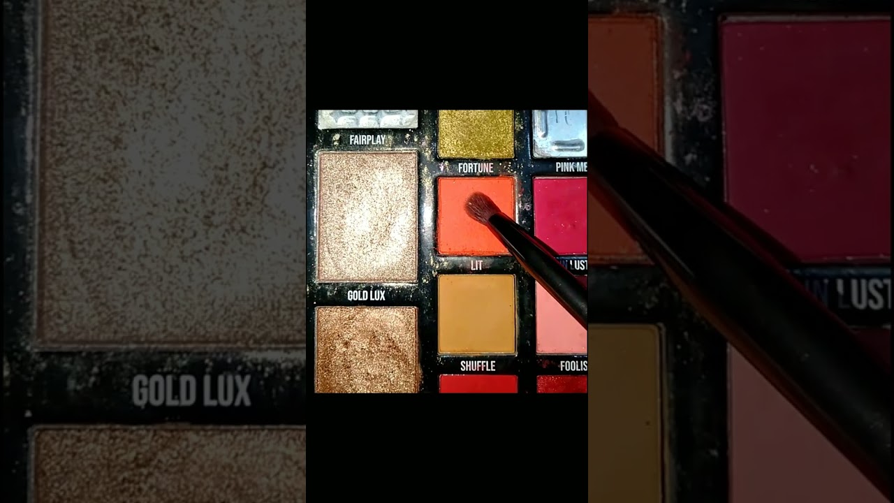 Orange smokey eye makeup 💄😌 