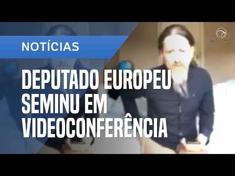 DEPUTADO EUROPEU É FILMADO SEM CALÇAS DURANTE VIDEOCONFERÊNCIA