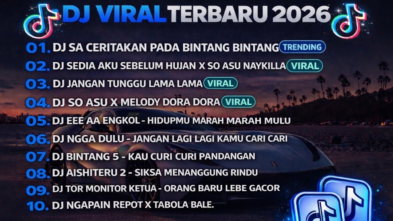 DJ TIKTOK TERBARU 2026🎵DJ SA CERITAKAN PADA BINTANG BINTANG🎵DJ SEDIA AKU SEBELUM HUJAN