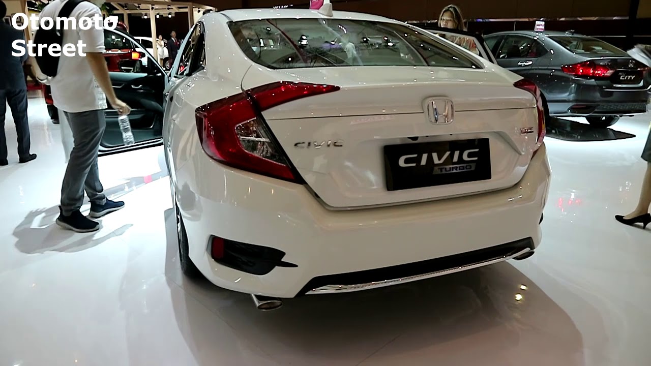 Honda Civic Turbo 2019 White Colour Exterior And Interior Youtube