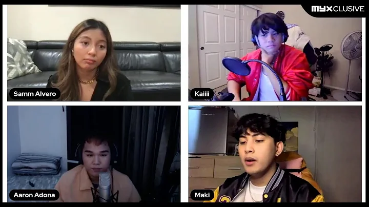 Kai, Aaron, Maki on #MYXclusive!