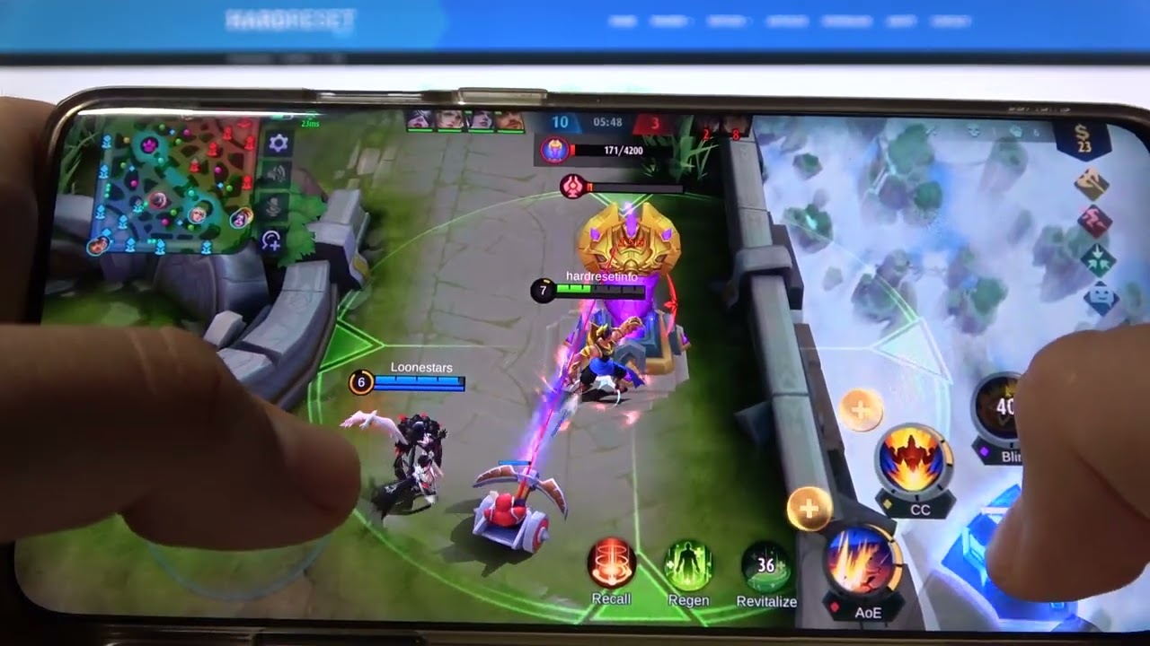Mobile Legends gameplay on OnePlus 7 Pro - Performance Checkup & Game Settings