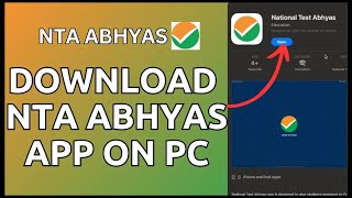 كيفية تنزيل تطبيق NTA Abhyas على جهاز الكمبيوتر 2024 | تثبيت تطبيق NTA Abhyas على سطح المكتب screenshot 4