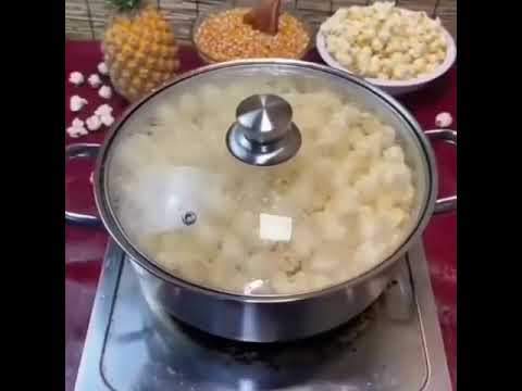طريقة عمل البوب كورن الفشار