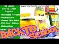 1st grade back to school supplies check list