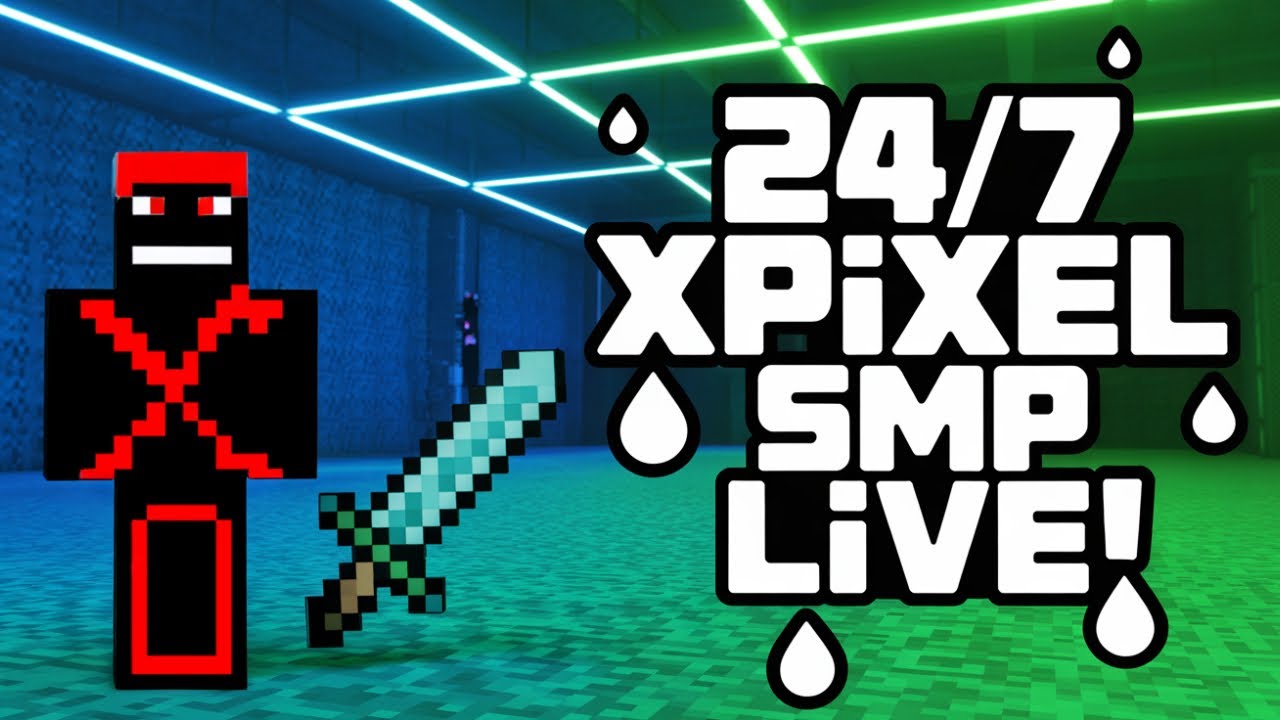 🌍 Join Us for a 24/7 SMP Adventure! | XPixel-SMP Minecraft Server (Live ...