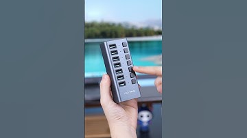 Acasis 7 Ports USB 3.0 Hub with Individual On/Off Switches Splitter#pc #tech #computer #laptop #hub