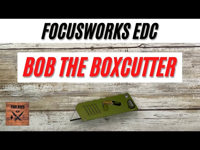 FocusWorks Bob the Boxcutter - Aluminum