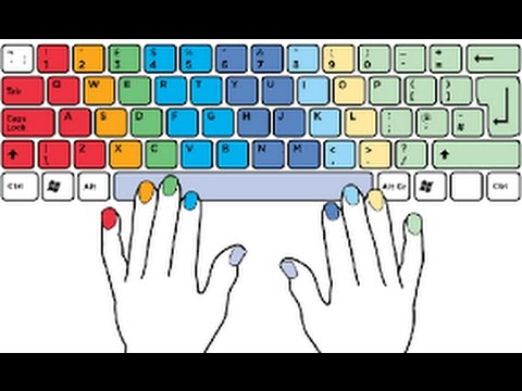learn to write on keyboard without looking