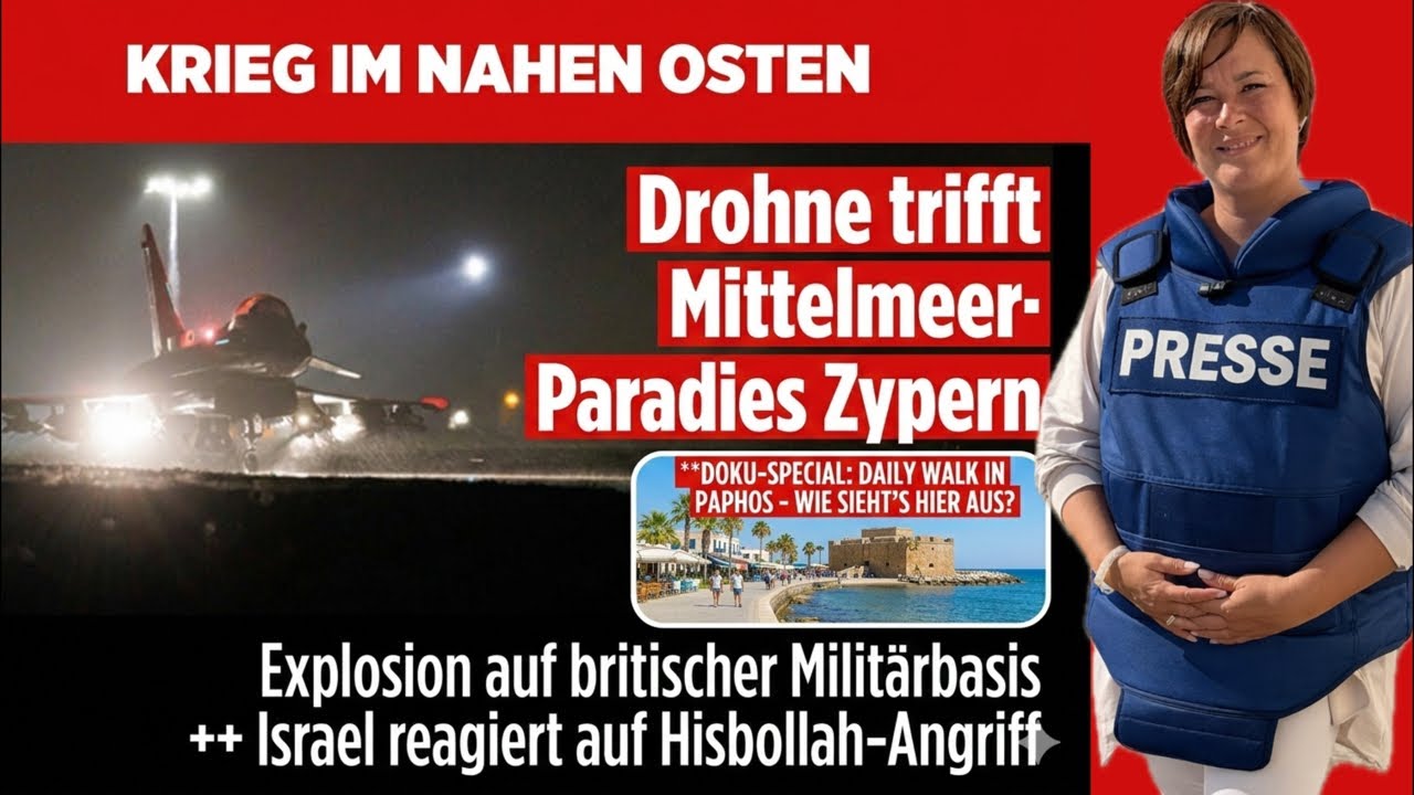 Paphos Zypern Live: Drohne trifft Zypern