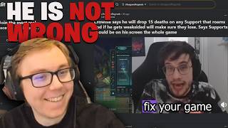 Thebausffs Reacts To Crownie Raging On Roaming Supports