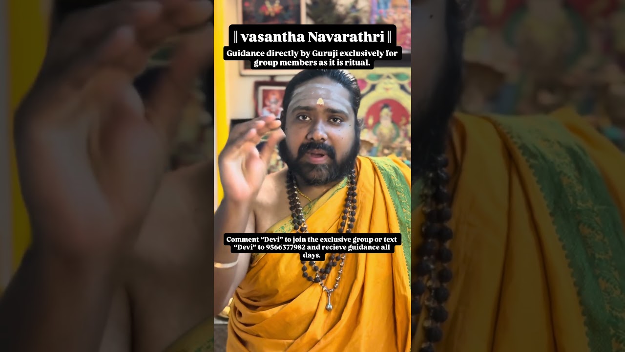 Vasantha navarathri with Guruji #shambavipeetam  #guru  #guidance