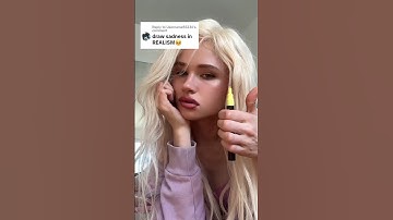 I tried to draw SADNESS in ✨REALISM✨ and she’s SO stunning i can’t stop crying 😭 #insideout