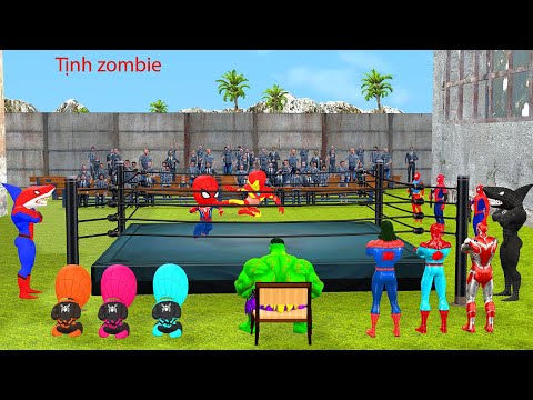 Spiderman rescue challenge iron man vs shark spiderman roblox from bad guy joker vs Game 5 superhero