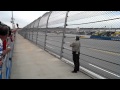 Coming past the fence at 200 mph... TALLADEGA