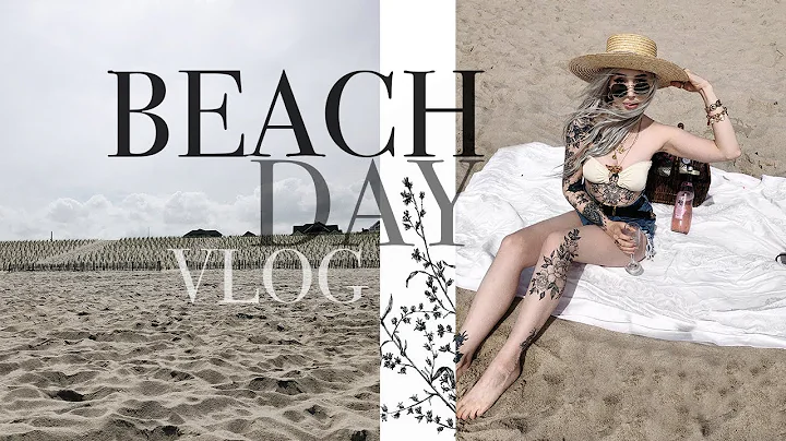 BEACH DAY VLOG  elizabeth andrews