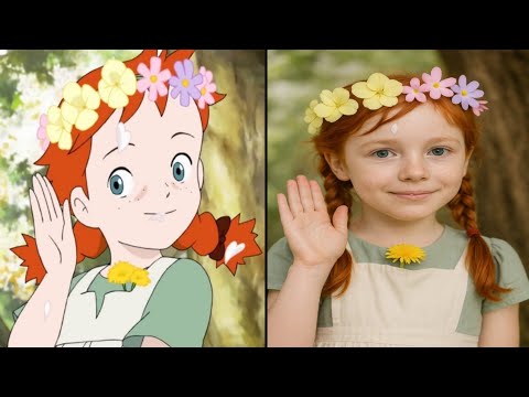 ذات الشعر الأحمر في الحياة الواقعية تحويل الكرتون بالذكاء الإصطناعي