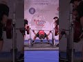 World Record Bench Press Equipped with 228.5 kg by Rhaea Stinn CAN in 84 kg class