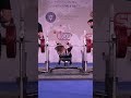 World Record Bench Press Equipped with 228.5 kg by Rhaea Stinn CAN in 84 kg class