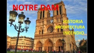 HISTORIA ARQUITECTURA E INCENDIO DE NOTRE DAME, CONOCE TODO EN 6 MINUTOS