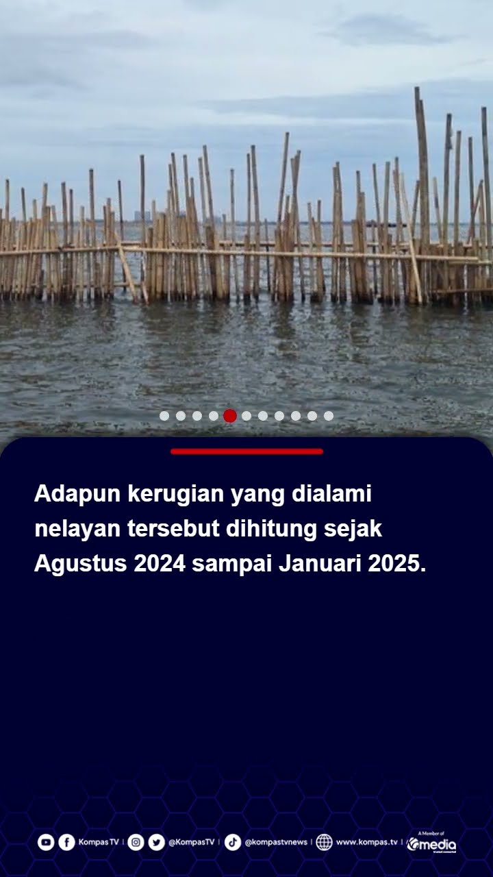 Ombudsman: Hampir 4.000 Nelayan Rugi Rp 24 Miliar Gara-Gara Pagar Laut di Tangerang #pagarlaut