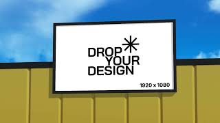 Animated Outdoor Billboard Mockups for After Effects