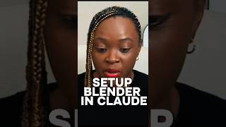 How I make 100+ Per Render Using Blender. #ai #claude #blender #enodiaudu