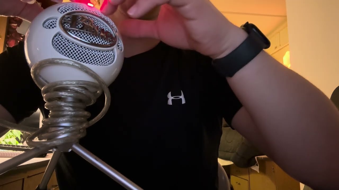 First Time Using a Mic 🎤 | ASMR Mic Scratching, Hand Sounds & Tapping for Sleep & Relaxation