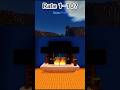 fireplace design in minecraft #shorts