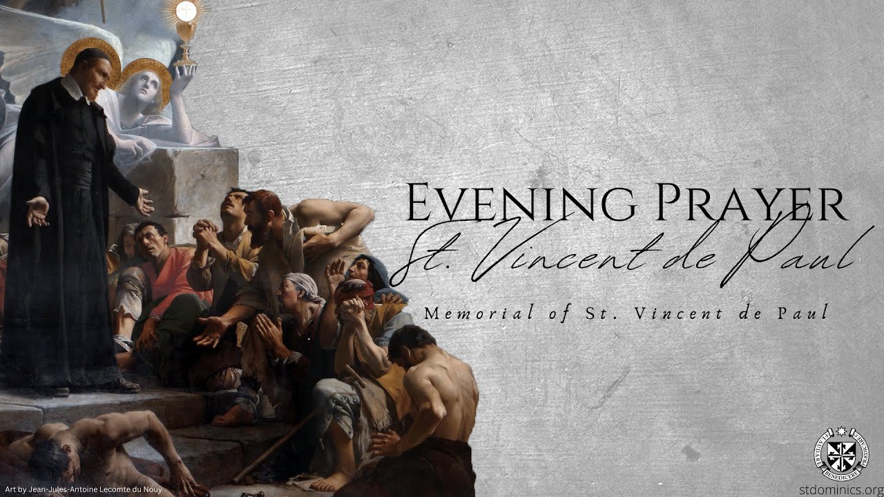 9/27/22 Tue 500 Evening Prayer St. Vincent de Paul YouTube
