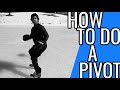 How to do a pivot in hockey skates