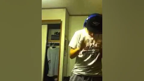 Daniel Santibanez doing the chicken dance