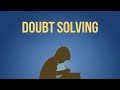 🚀 DOUBTS FROM SAMEER BANSAL BY STUDENT....