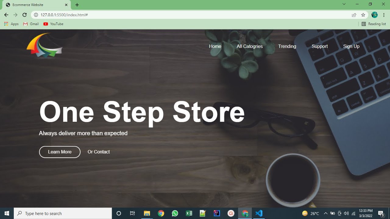 How To Make Animated Ecommerce Website Using HTML And CSS Step By Step ...