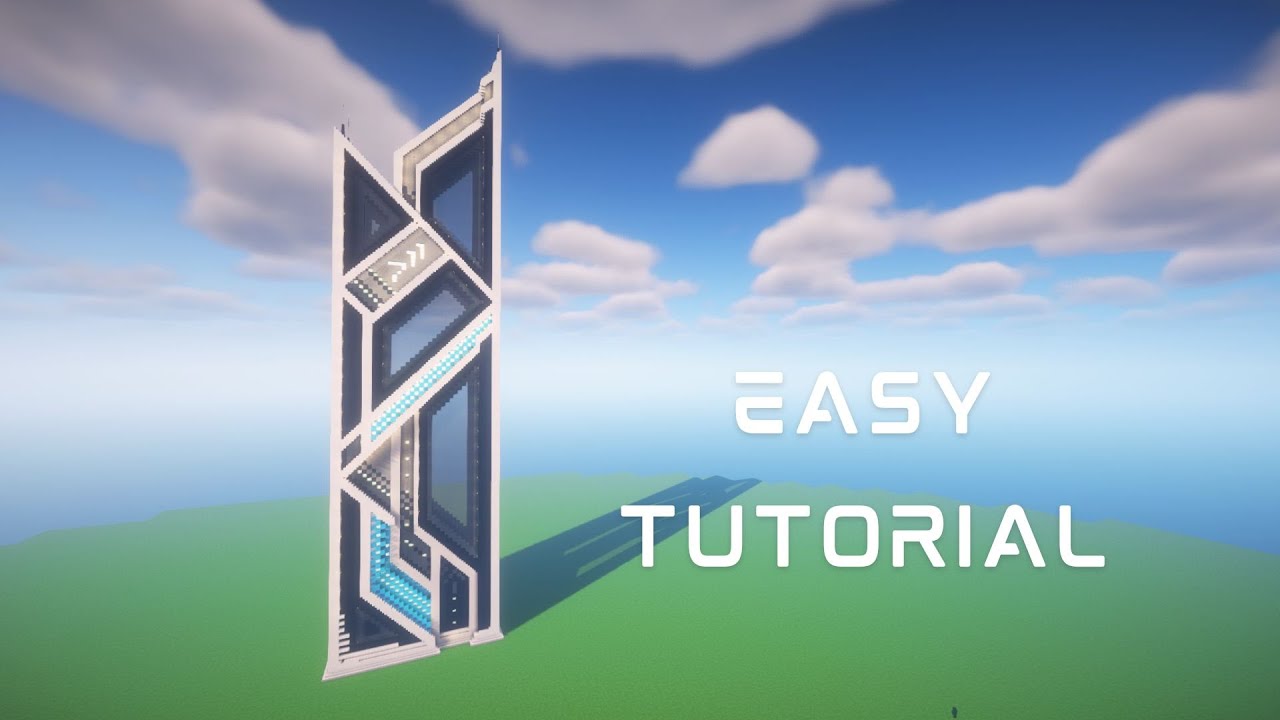 Minecraft: Futuristic/Cyberpunk Skyscraper v.711 (Upgrade soon)